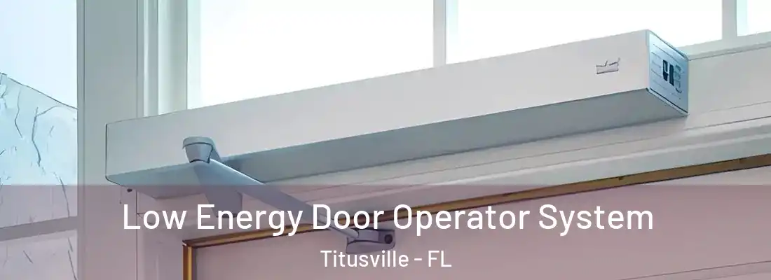  Low Energy Door Operator System Titusville - FL